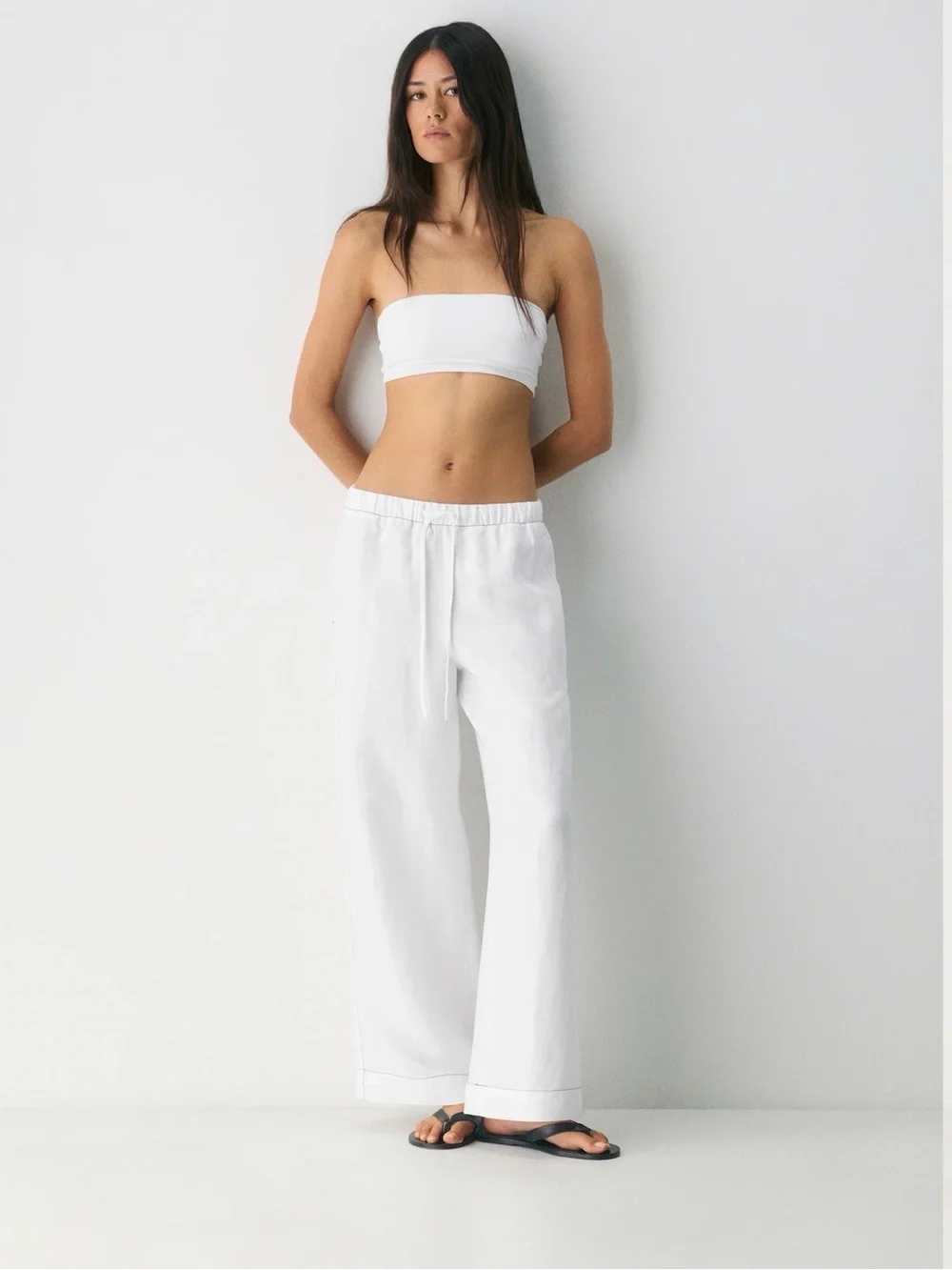 Aritzia The Lodge Pant Cruise Linen NWOT